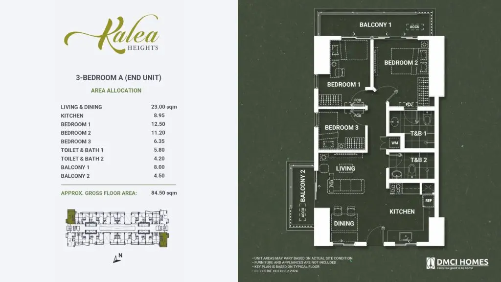 3-Bedroom Condo for Sale – Kalea Heights